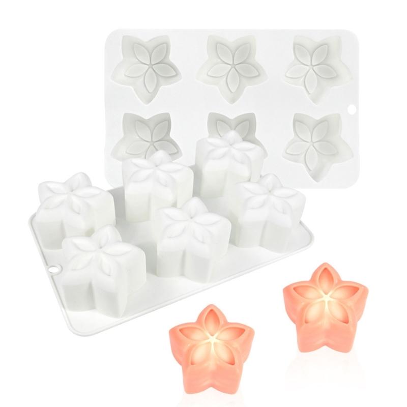 Multiuse Food Grade Silicone Flower Molds Ideal For Romance Dessert DIY Crafts Holiday Celebration And Baking Accessories