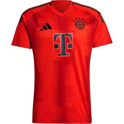 Adidas FC Bayern 24/25 Heimtrikot Kurzarm Fußballshirt Herren Tops Rot IT8511