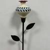 Resin Flower Hummingbird Feeder Garden Stake Hand Painted Bird Feeder Tray  Bird Enthusiasts