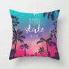 45X45CM Summer Beach Charming Landscape Pillowcase Palm Tree Plant  Bed Sofa Car Cushion Cover Home Decoration