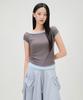 MIXXO Boat Neck Layered T-Shirt Re Lwg40Ms_Miwhwg71Qa