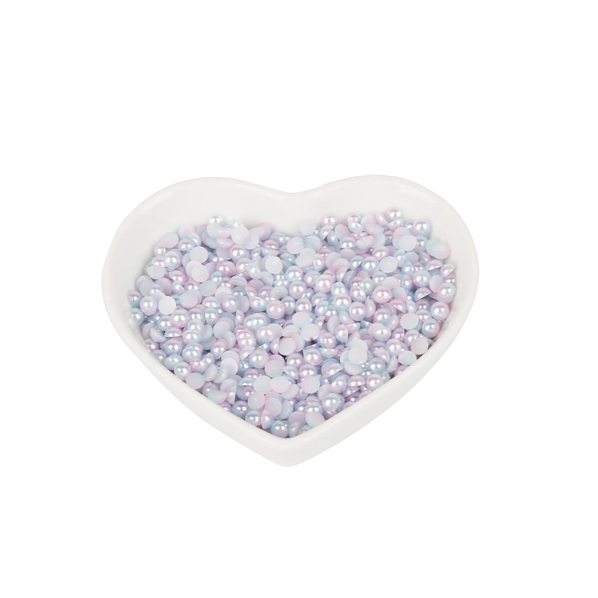 

ABS искусственный жемчуг красочные бусины без отверстий DIY пластиковые акриловые бусины для изготовления ювелирных изделий 4mm 800pcs светло-розовый/светло-зеленый