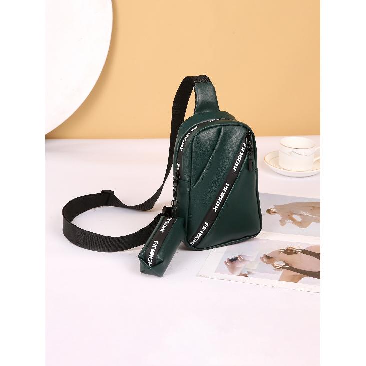 

Модная нагрудная сумка, одноплечевая сумка через плечо, спортивная сумка с подвеской, кошелек для монет, сумка с надписью, простая сумка, сумка для мамы оливковое зеленый