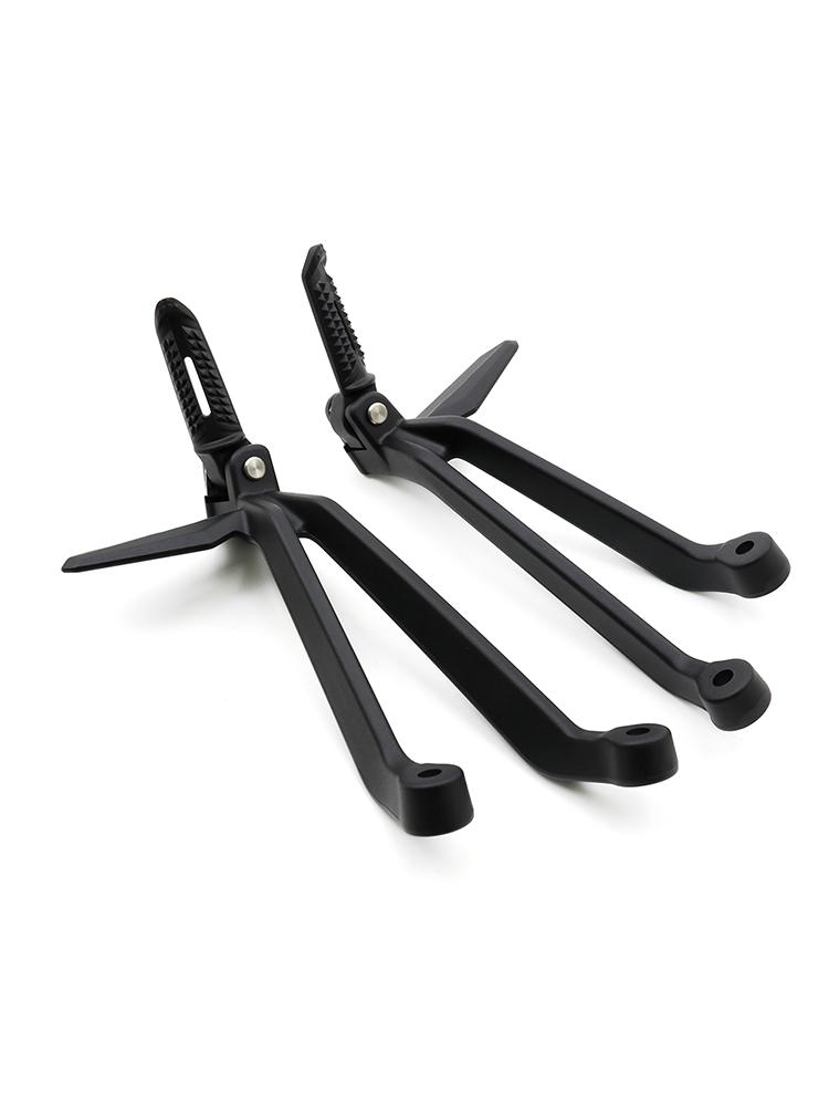 Motorcycle Rear Passenger Footpegs Kit For Street Triple 765RS 765R 765 RS 765 R Moto2 2020-2025 Foot Rest Bracket Full Set 2024
