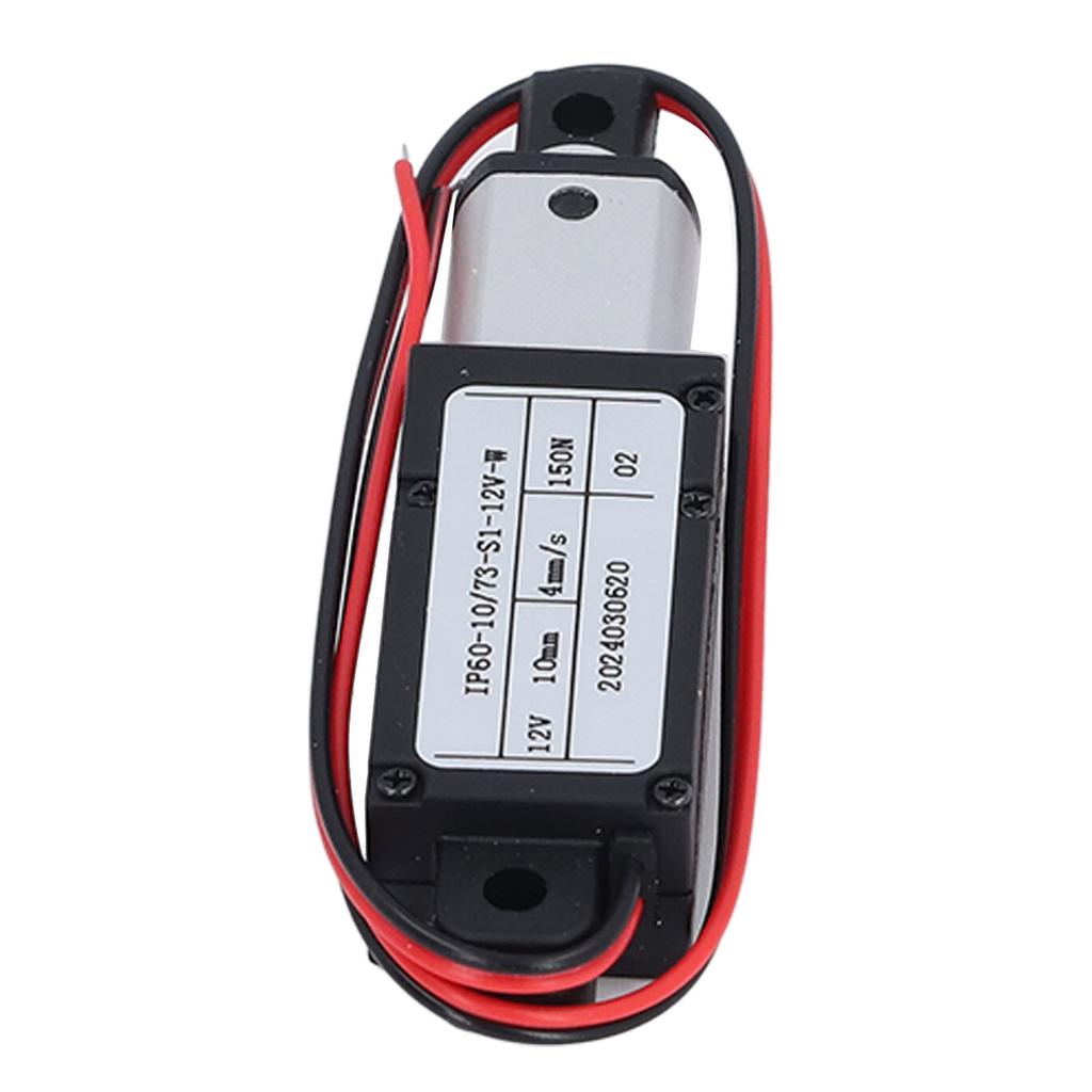 Micro actuator liniar electric 150N cursă de tracțiune 10 mm blocare automată a limbii 4 mm mini liniar