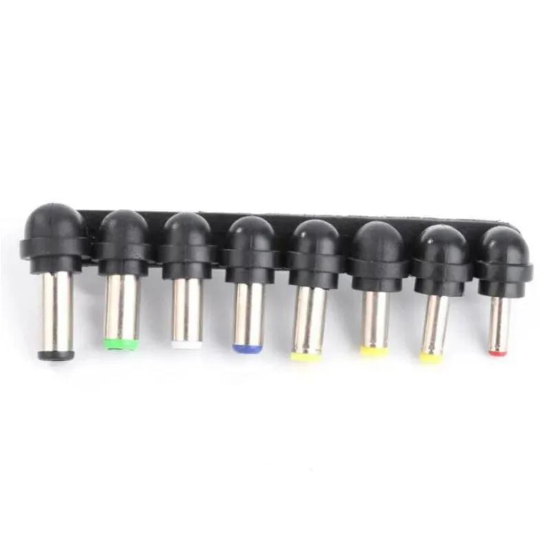8pcs Universal DC Power Supply Charger Adapter Tips Jack Plug Connector Converter for Laptop Notebook PC