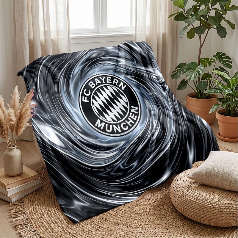 Couverture Thème Bayern Munich Couverture Douce en Flanelle Couverture Pelucheuse Couverture Confortable pour Canapé Lit pour Décoration Intérieure