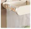 Meirui De Wall-Mount Kitchen & Bathroom Trash Can with Suction Cup and Hanging Rack