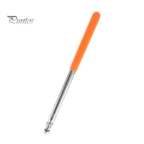 

1,2/1,6 м телескопический флагшток для туристического гида с нескользящей ручкой, прочный, из нержавеющей стали, выдвижной, указательный баннер для учителя, переносной флагшток 120 cm оранжевый