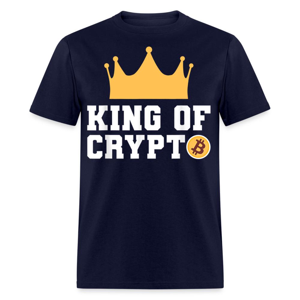 

Bitcoin King of Crypto shirt Cryptocurrency T-Shirt Size S-6XL M