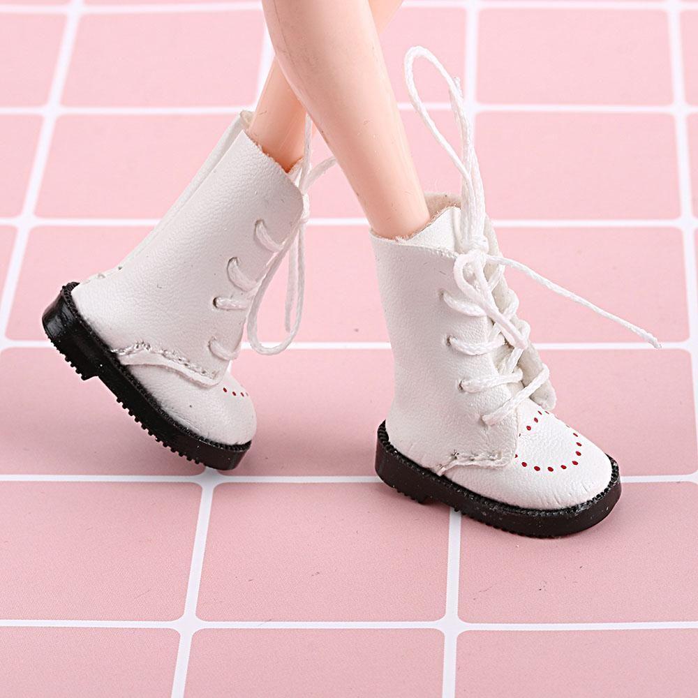 Handmade Children Doll Accessories Birthday Gifts 1/6 Doll Doll Boots PU Leather Shoes Shoes