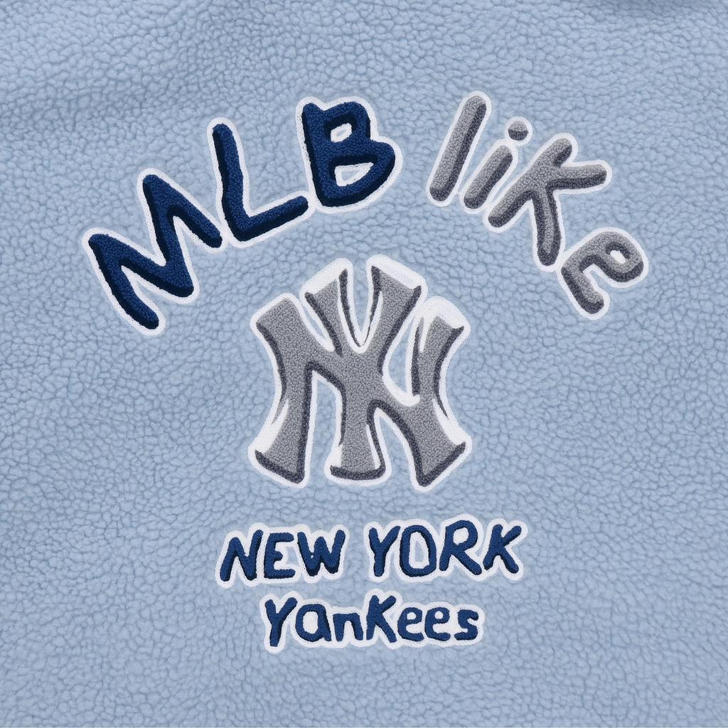 New MLB LIKE Jacket Unisex Light Blue 3AJPF1716-50BLL