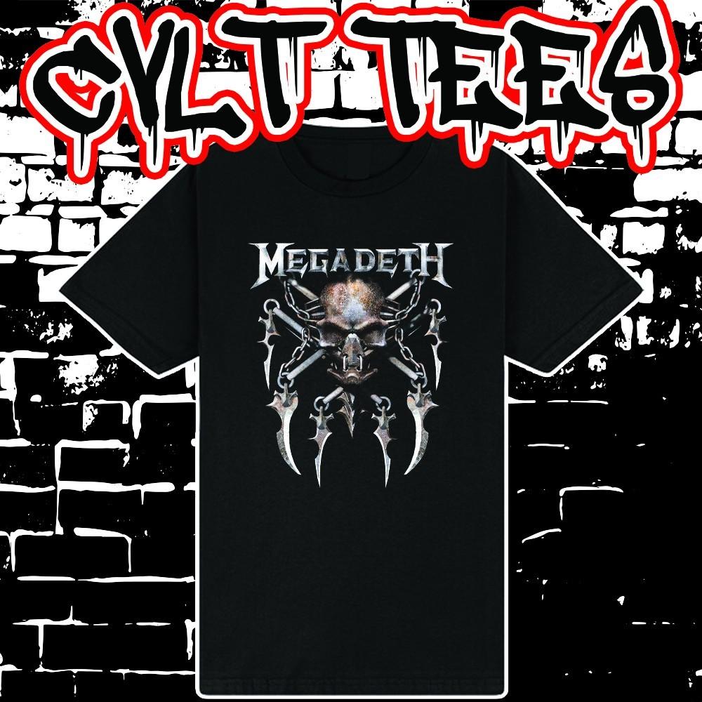 Футболка в стиле группы Megadeth ~ 100% Хлопок Унисекс XL