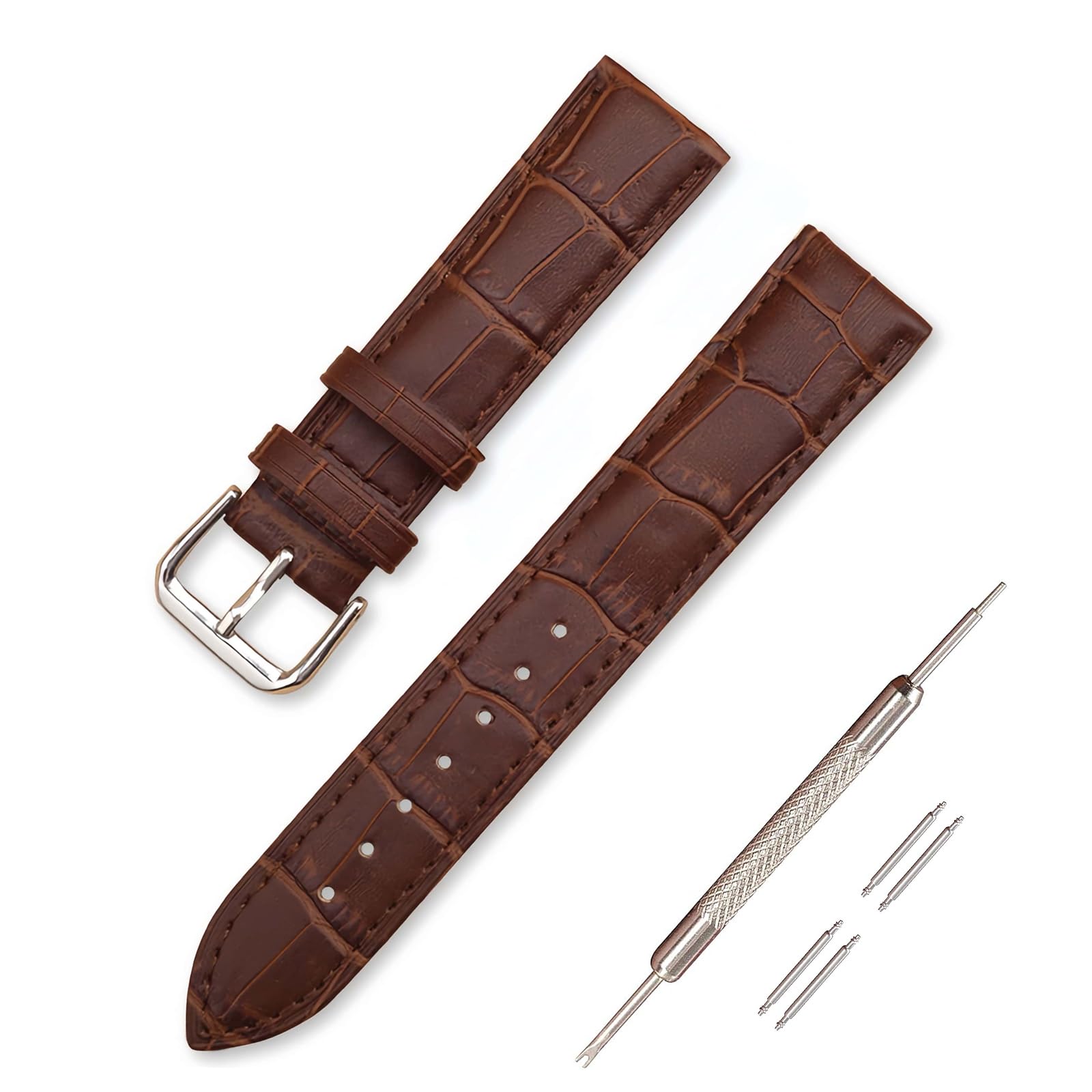 

Jumpsunfun Watch Band, 0.5 - 0.9 inches (12 - 22 mm), Genuine Leather Watch 12mm