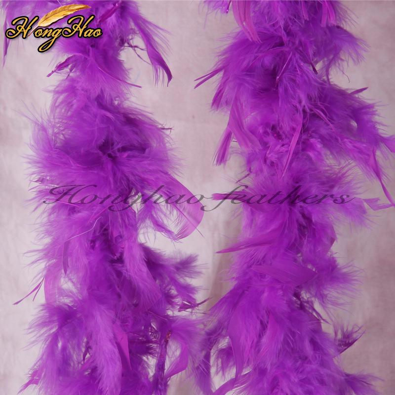 Großer Truthahnfeder-Streifenschal für Bühnen- und Hochzeitsdekoration