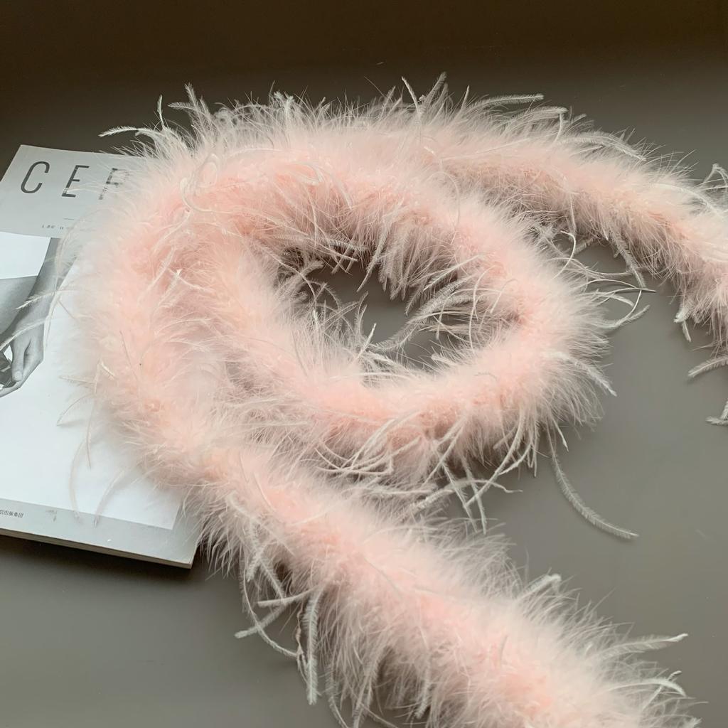 Colored Feather Strips, Ostrich Hair, Top Strips, Dance Costumes DIY Decorative Materials, Clothing Accessories