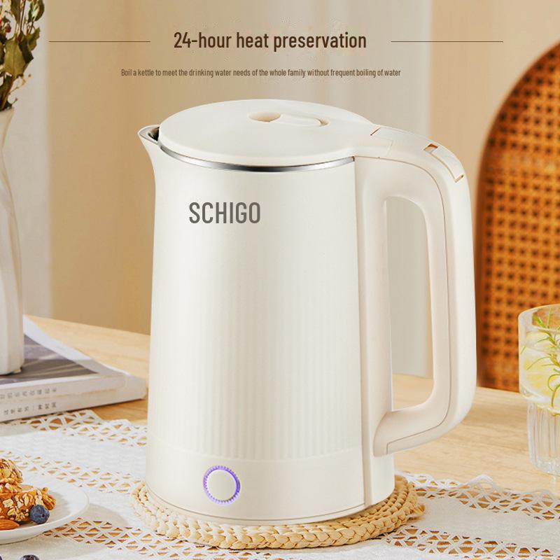 Originaler 2,5-Liter-Wasserkocher mit Wärmespeicherung, Verbrühungsschutz und Trockenbrandschutz.