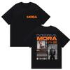 Rapper MORA Tour 2025 Summer Merch 100 Pure Cotton Printed Tshirt Mens Women Vintage High Quality FashionHip Hop Oversized