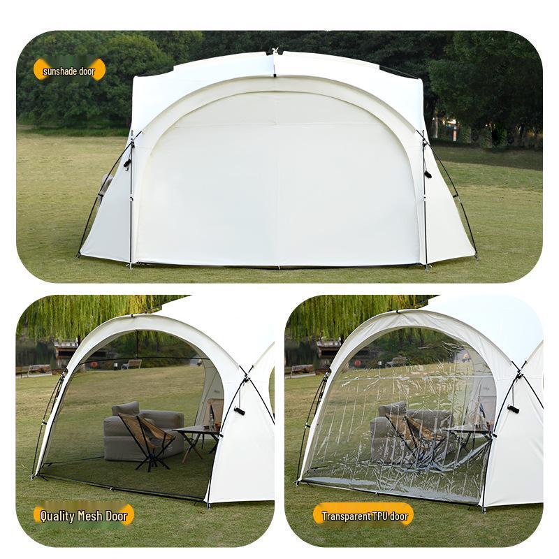 Extra Thick Windproof Dome Canopy Tent - Blackout, Rainproof, Sunshade, and Sun Protection for Outdoor Camping