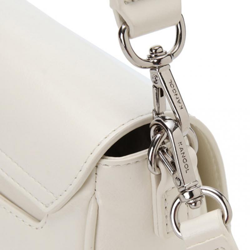 Kangol Luna Halfmoon Hobo Bag Ivory 3958