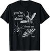 You're Not Alone There Are Bugs Creepy Insect Humor Art T-Shirt