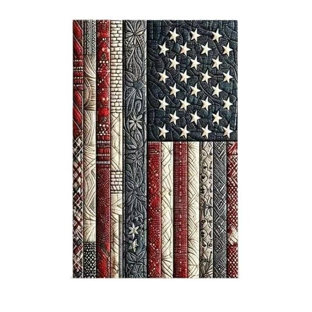 

DIY Flag Themed 5D Crystal Art Kit For Wall Decor One Size