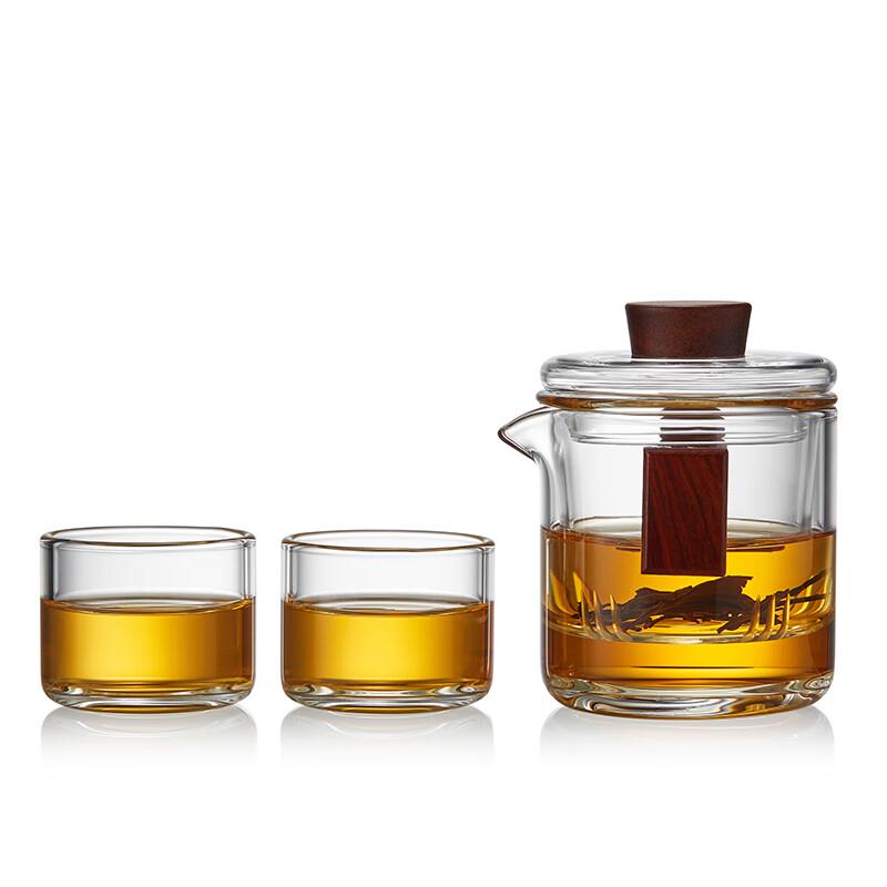 Meisni Portable Glass Kung Fu Tea Set