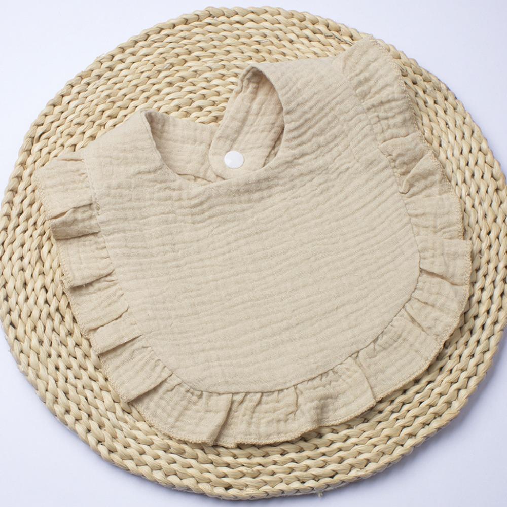 

Мягкие банданы-слюнявчики из абсорбирующей марли, слюнявчики для малышей, высококачественные муслиновые детские слюнявчики для мальчиков и девочек кофейный