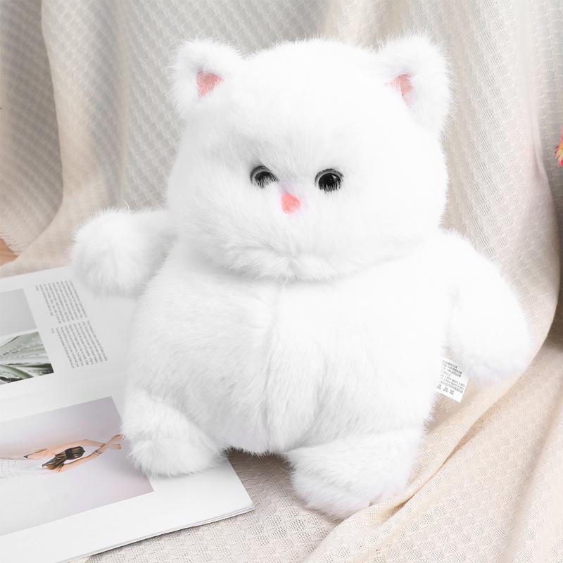 23/40CM Kawaii Küçük Sarılabilir Kedi Peluş Bebek Çizgi Film Dolgulu Sevimli Hayvan Yastığı Yumuşak Çizgi Film Minderi Çocuk Noel Hediyesi