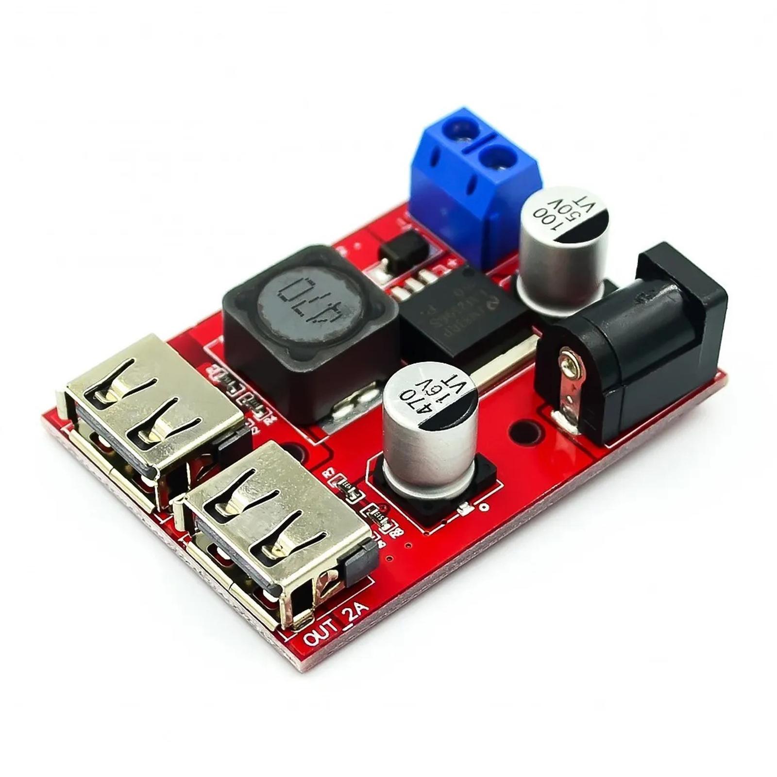 

Double USB Power Buck Converter DC 9V-36V To 5V 3A Buck Converter Module for Cars Boats RVs and Industrial China Mainland