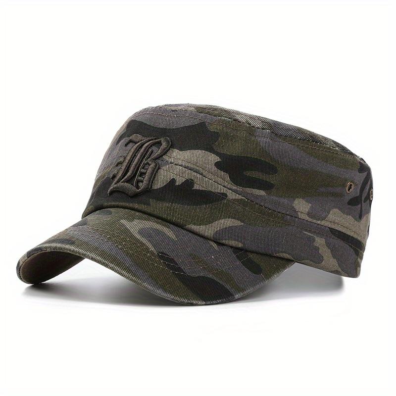 1Pc Outdoor Flat Top Camouflage Baseball Cap, Men'S Fashion Sun Hat