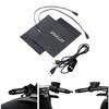 USB Heated Handlebar Gloves Hand Warmer for Motorcycle Water Resistant Anti Slip