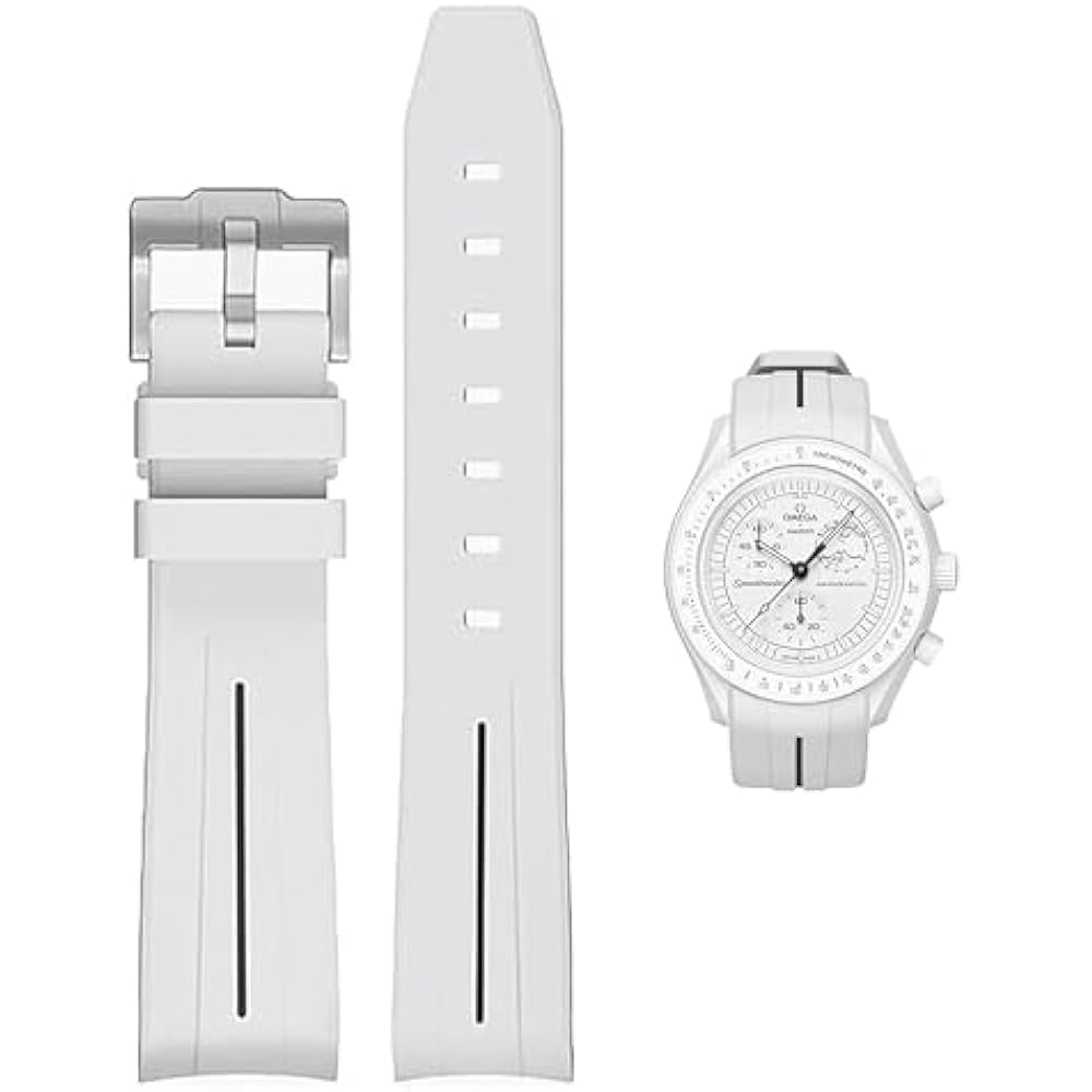

20mm Watch Band for Omega X Swatch MoonSwatch Watch Strap Omega and Swatch Band Rubber Watch Band...