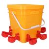 Automatic Chicken Waterer Set Low Spillage Self Replenishing Poultry Waterer Dispenser for Chicken Bird   Goose Turkey