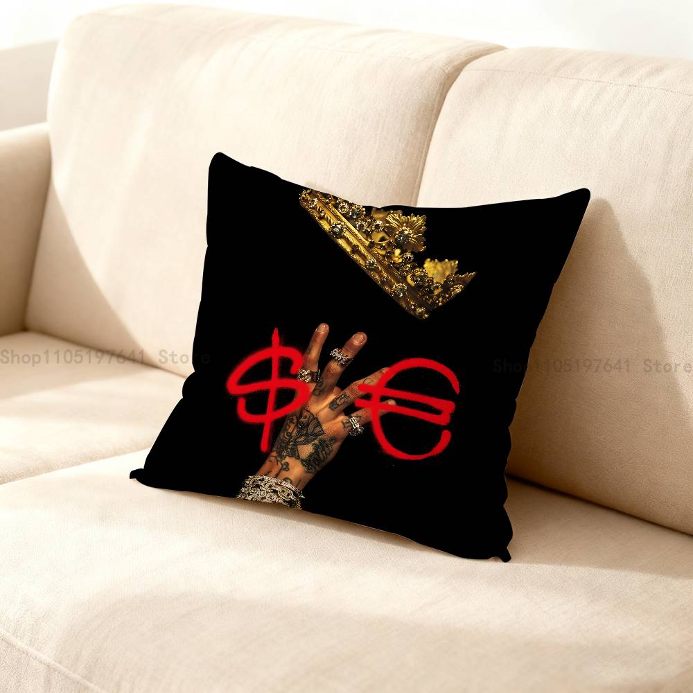 S-Sfera Ebbasta SFE Pillow Case Cushion Cover Home Decor Birthday Gift Pillowcover