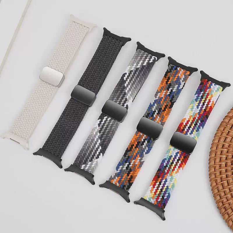 For Samsung Galaxy Watch Ultra 2 Strap 47mm Accessories Magnetic Nylon Braided Sport Bracelet Correa Galaxy Watch 7 Ultra Band