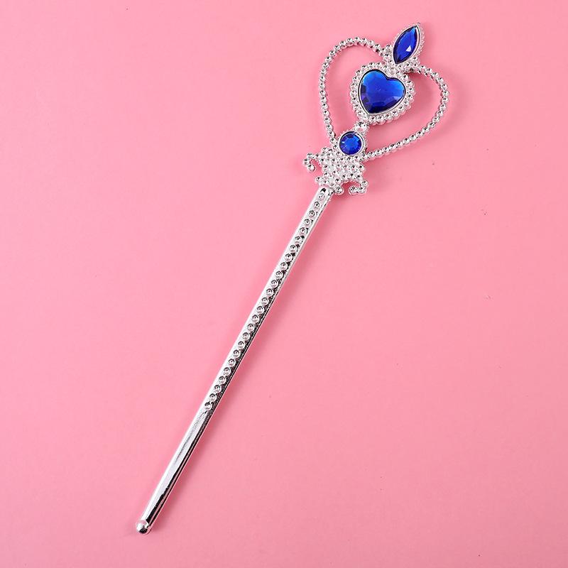 Children's Princess Costume: Gem Crown, Magic Wand, Headdress, and Fairy Headband Set