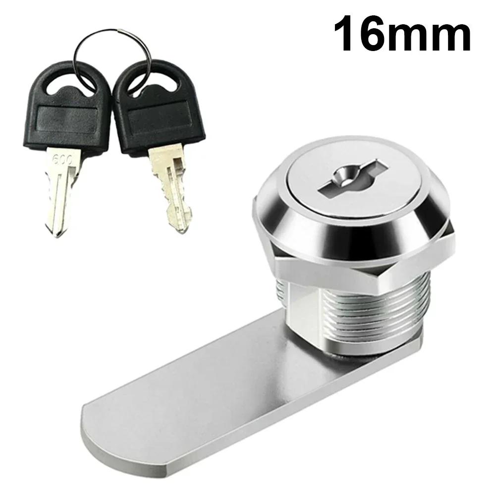 Mailbox Storage Cabinet Lock Cam Lock Security Lock 16-30mm Cam Lock Door Mail Box Furniture Locker 2 Key Iron Cabinet Lock