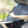 Automatic Retractable Front Windshield Sunshade Visor for Heat Insulation