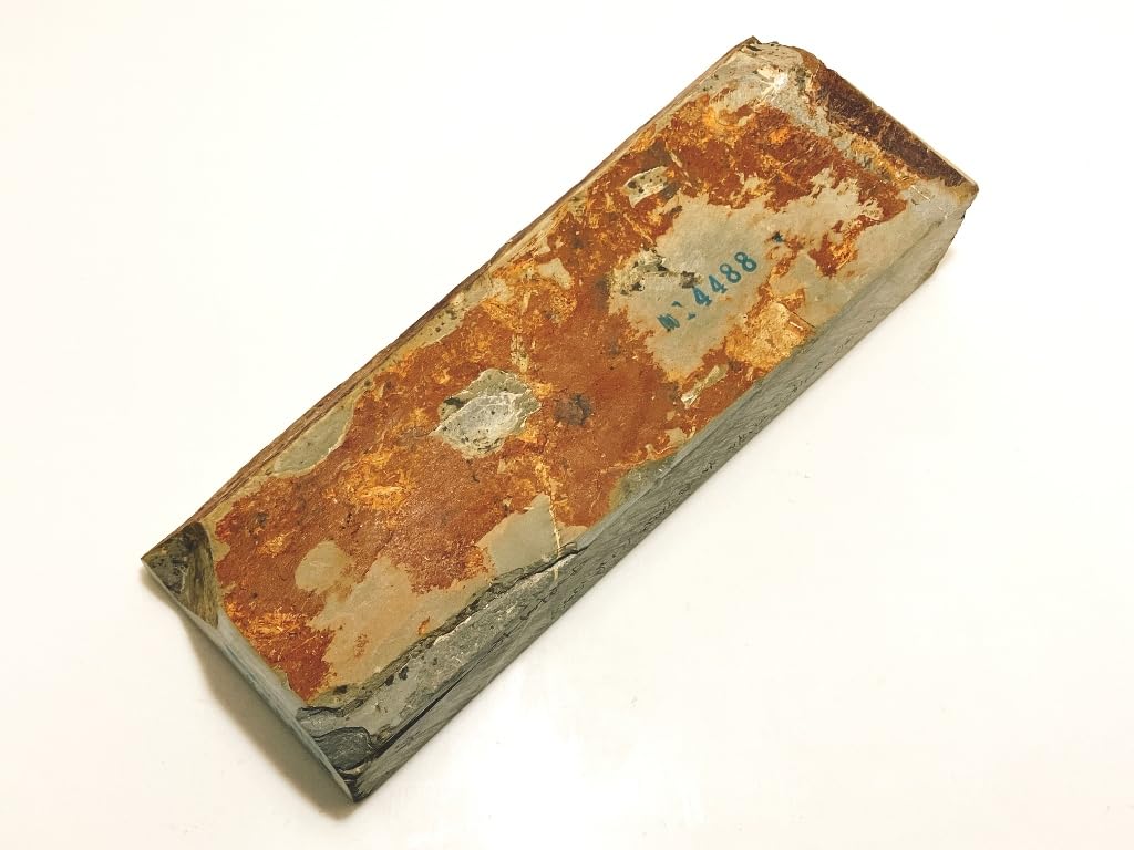 Japanese Natural Whetstone Honyama Yamashiro Momijiyama Asagi 60-Cut Premium Finishing Stone Umegahata Kyoto 73x198x40mm 1,347g #88