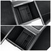 Center Control Storage Box for Tesla Model Y Juniper 2025 Center Console Lower Storage Non-slip Pad Organizer Tray Accessories
