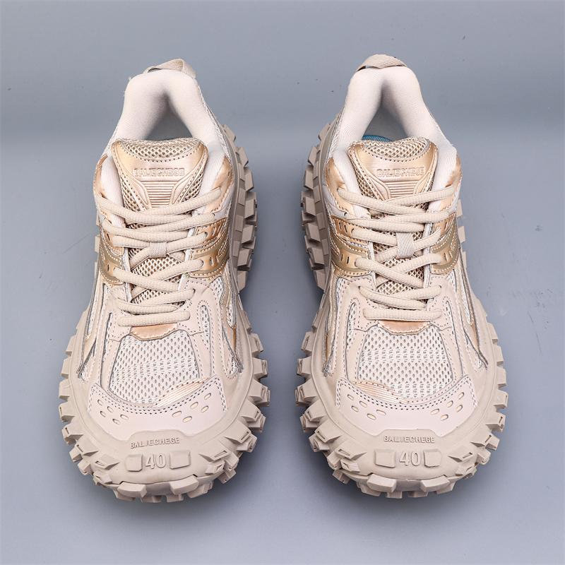 All-match small shoes thick sole heightening Japanese canvas outdoor casual sports shoes