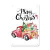 Merry Christmas Vintage Poster Metal Signs Candy Christmas Tree Car Retro Plate Tin Sign Truck Cafe Bar Pub Home Decor Gift