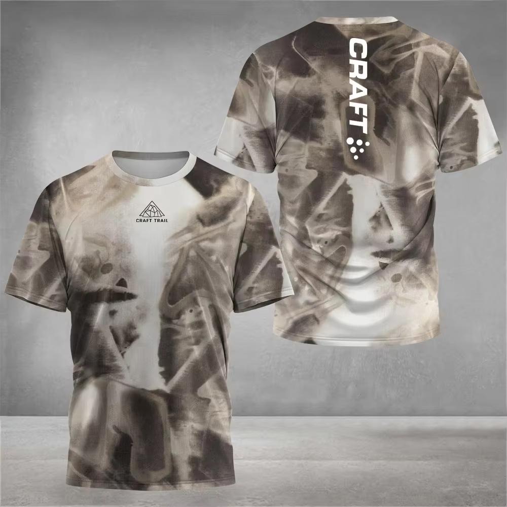 Summer Quick Dry Tennis Badminton T-Shirt Fashion Men s Crew Neck Short Sleeve Top Sweat-Wicking Sports T-Shirts Clothing S