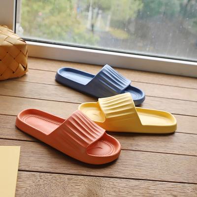 Letní novinka Couple Home Pantofle Měkká podrážka Protiskluzové Vertikální pantofle pro muže a ženy Pantofle do sprchy