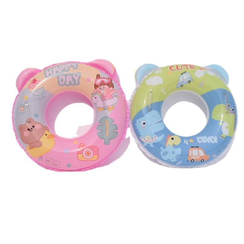 Dinosaur Inflatable Children's Swimming Ring Thickened Pvc Arm Floats Cartoon Design