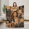 Dalida Soft Warm Blanket  Travel Plush Throw Blanket Fashion Living Room Flannel Bedspread Sofa Bed Cover