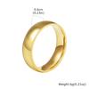 Vnox 2026 New Rings for Men Boys, Classic Stainless Steel Wedding Band, Anniversary Birthday Party Ring Couple Jewelry Gift
