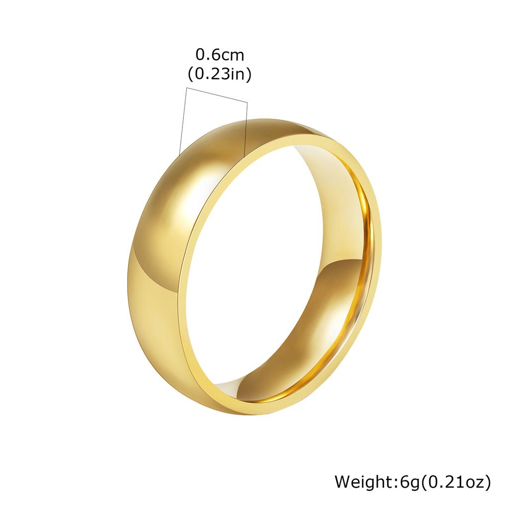 Vnox 2026 New Rings for Men Boys, Classic Stainless Steel Wedding Band, Anniversary Birthday Party Ring Couple Jewelry Gift