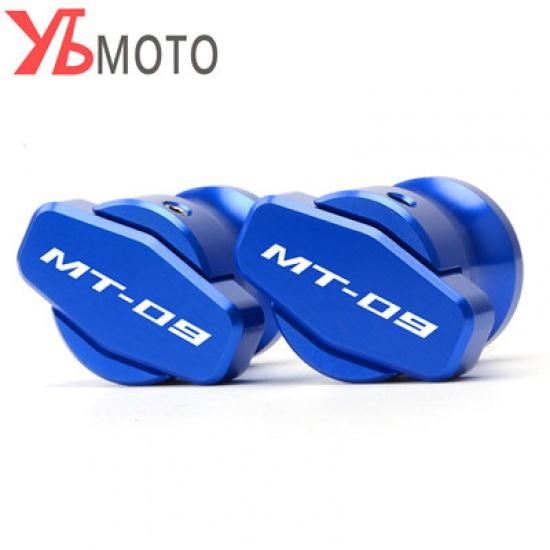 

MT09 2022 аксессуары для мотоциклов, 6 мм, алюминиевые катушки с ЧПУ, подставка, винты, слайдер для YAMAHA MT 09 синий